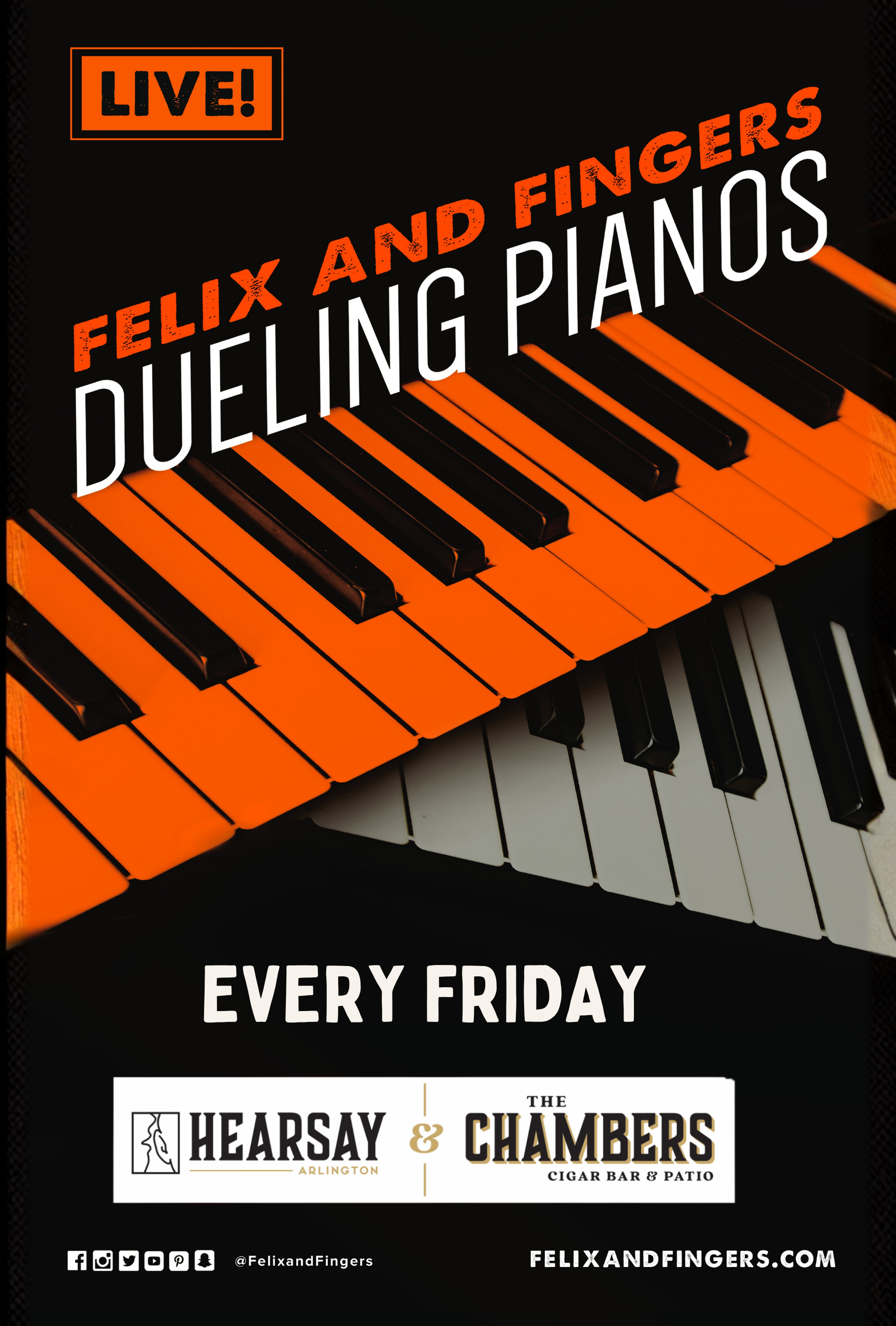 Dueling Pianos Click for Battle of the Keys Fridays