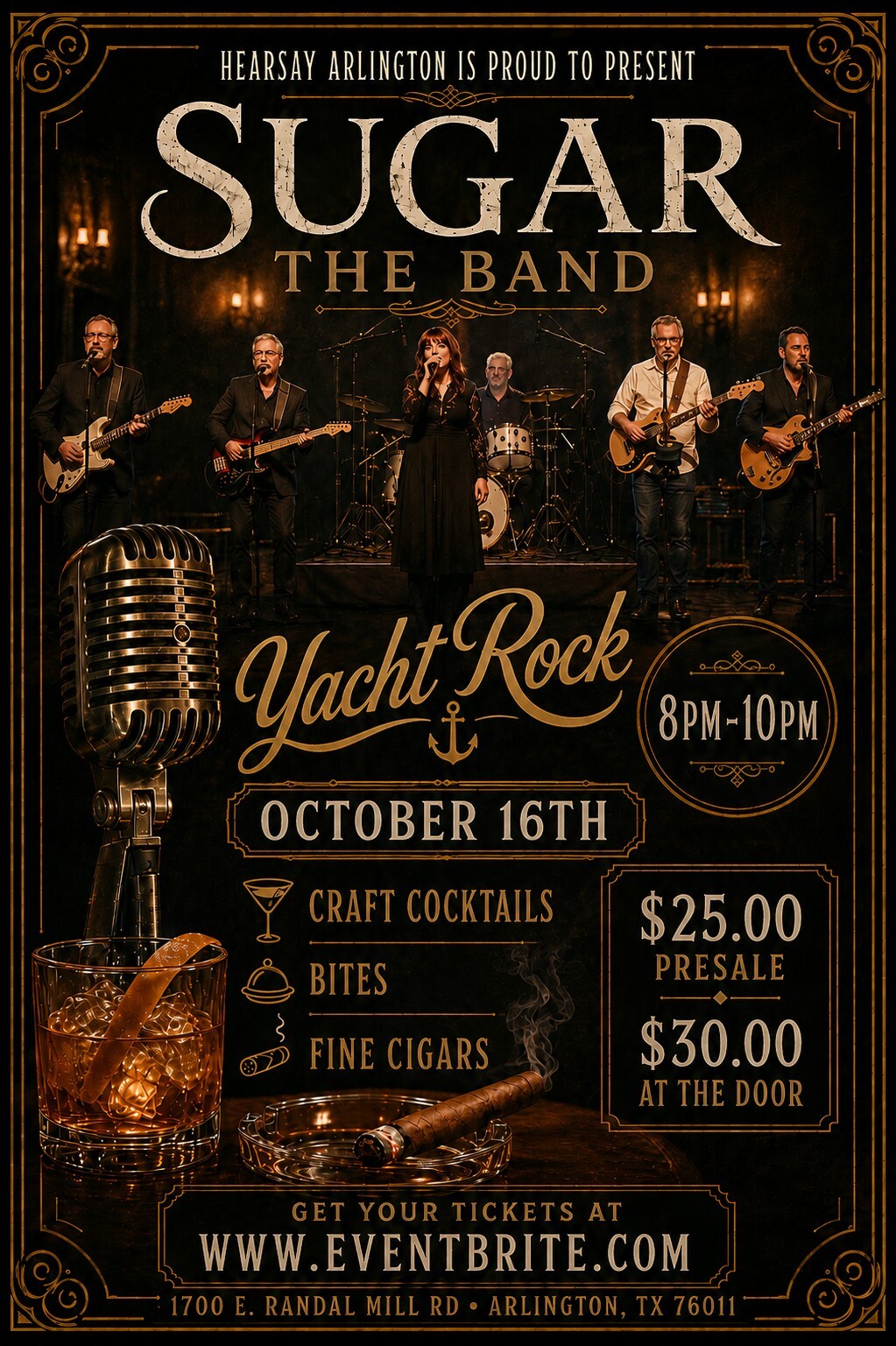 hearsay sugar the band final poster