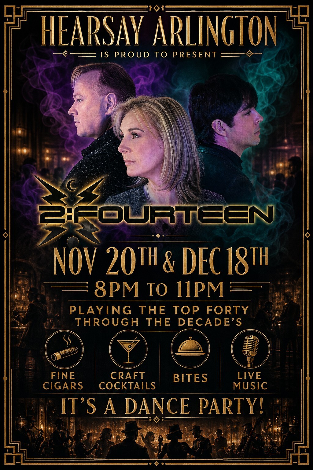 Hearsay 2fourteen band poster