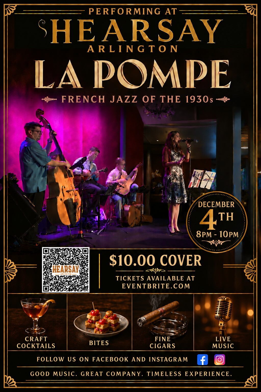 Hearsay LaPompa poster dec 4th
